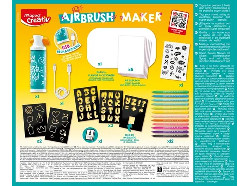 Airbrush Maker Maped Creativ set à 27 delen