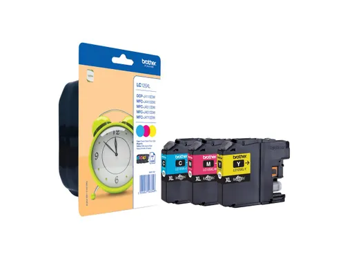 Brother LC-125XL Rainbowpack Inktcartridge Set (Zwart+Kleur)