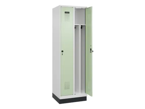 locker voor scheiding van kleding,HxBxD 1950x600x500mm,2vak