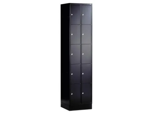lockerkast cil.slot 1950x460x480mm 2x5 vakken RAL7016 front RAL7016