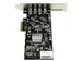 4 Poorts PCI Express (PCIe) SuperSpeed USB 3.0 Adapterkaart UASP SATA