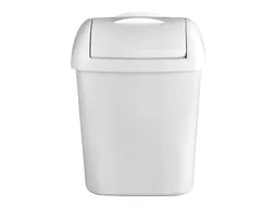 Euro Products Quartz 441408 Hygienebak Afvalbak mat wit 8 liter
