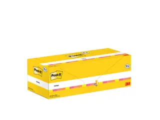 Memoblok 3M Post-it 654-COL 76x76mm kleur assorti voordeelpak - 5
