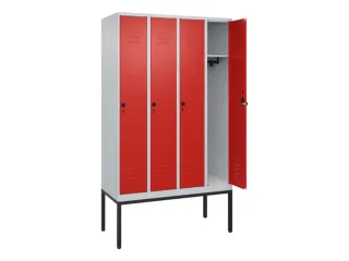 locker,HxBxD 2120x1200x500mm,4vak,vak B 300mm,draaigrendel - 2