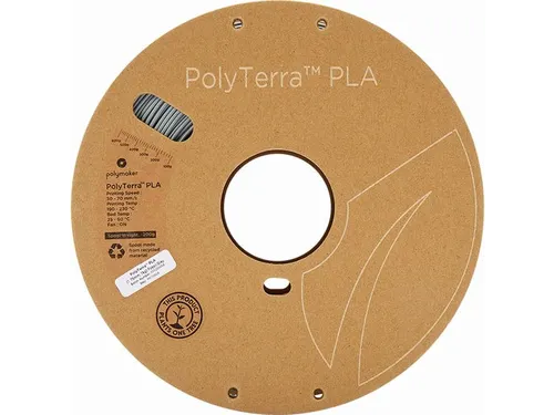 PLA 1,75mm Grijs 1kg PolyTerra 3D Filament