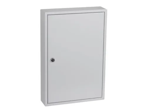 sleutelkast,64haak,HxBxD 450x300x80mm,romp grijs,front grijs