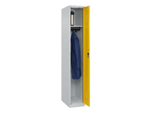 locker,HxBxD 1850x300x500mm,1vak,vak B 300mm,cil.-slot,staand op vloer