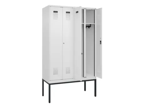 locker voor scheiding van kleding,HxBxD 2120x1200x500mm,4vak