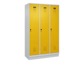 locker voor scheiding van kleding,HxBxD 1950x1200x500mm,3vak - 2