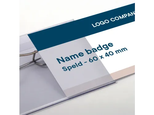 Europel Badge Speld 60 x 40 mm/24 stuks