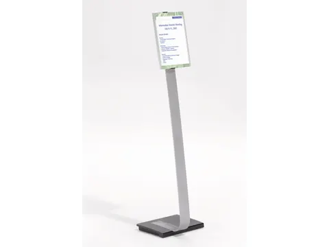 Vloerstandaard Durable Info Sign Stand A4 Aluminium
