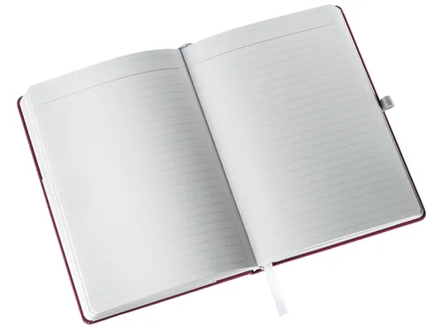 Notitieboek Leitz Style A5 lijn 160 pagina's rood