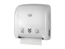 Pearl white handdoekautomaat Autocut 431109 Mini Matic XL