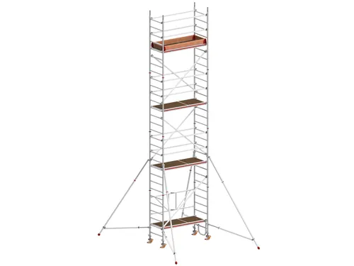 rolsteiger,reik H 8,75m,steiger H 7,99m,4platform(s),m. luik