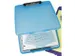Klembord Seco A4 blauw met opbergvak slimline