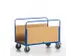 chariot à ridelles longitudinales,force 600kg,plateau Lxl 1200x770mm