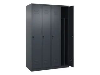 locker voor scheiding van kleding,HxBxD 1850x1200x500mm,4vak - 2