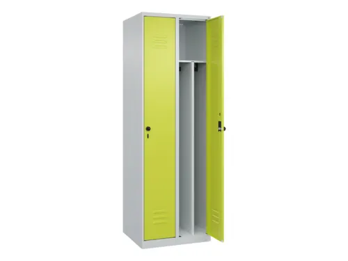 locker voor scheiding van kleding,HxBxD 1850x600x500mm,2vak