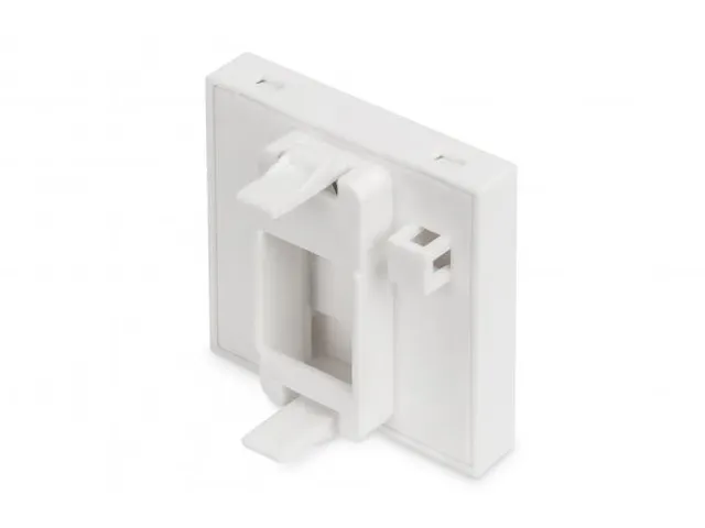 45x45mm 1-Poorts Frontpaneel Voor Kabelgoten Wit