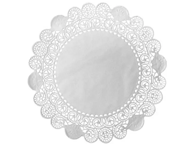 Kantjes open 15 cm rond pakje 8x250 st