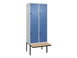 Dubbeldekse dekenkist,HxBxD 2120x800x815mm,2x2vak.,vak B 400mm - 1