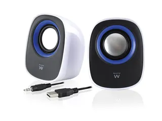 2.0 Stereo Luidsprekerset Voor PC En Laptop, USB-Voeding - 1