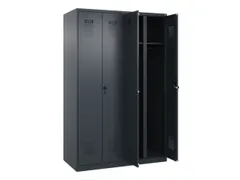 locker voor scheiding van kleding,HxBxD 1850x1200x500mm,4vak