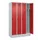 locker voor scheiding van kleding,HxBxD 1950x1200x500mm,4vak