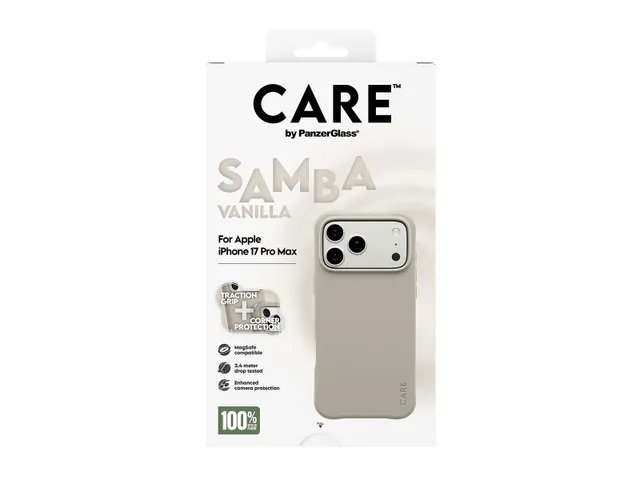 PanzerGlass CARE by Samba Case Vanilla w. MagSafe iPhone 17 Pro