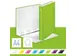 Ringband Leitz WOW A4 4-rings D-mech 25mm karton groen
