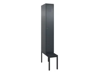 locker met bank,HxBxD 2120x300x815mm,1vak,vak B 300mm,cil.-slot - 1