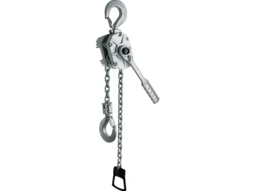 aluminium takel,trekbel. 3200kg,hef H 1,5m,1strengen