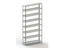 magazijnstelling,grondveld,HxBxD 2500x1254x304mm,veldl. 800kg