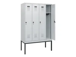 schoollocker,HxBxD 1950x1200x500mm,4vak,vak B 300mm,draaigrendel