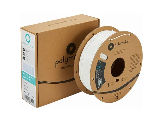 Polymaker PolyLite PETG filament 1,75 mm Wit 1 kg