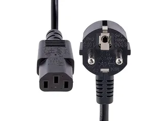 Stroomkabel 3 Meter18AWG, EU Schuko naar C13 Voedingskabel - 4