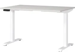 Elektrisch ihv bureau,HxBxD 720-1200x1200x800mm,blad lichtgrijs