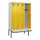 locker met bank,HxBxD 2120x1200x815mm,4vak,vak B 300mm,cilinderslot