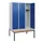 locker met bank,HxBxD 1950x1200x815mm,3vak,vak B 400mm,cilinderslot