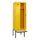 locker met bank,voor scheiding van kleding,HxBxD 2120x600x815mm,2vak