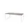Domino Plus Vergadertafel Hoogte Instelbaar 200x100 Logan Eiken Wit