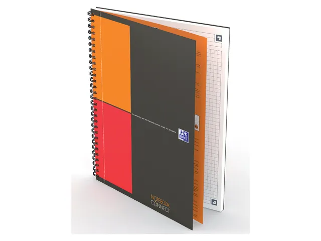 Spiraalblok Oxford International Notebook A5+ ruit 5mm