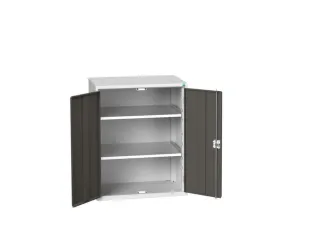 universele kast,HxBxD 1000x800x550mm,2xStalen bodem,draaigrendelslot - 1