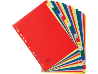 Tabbladen A4 Pp A-Z 20-delig Assorti 11-gaats - 4