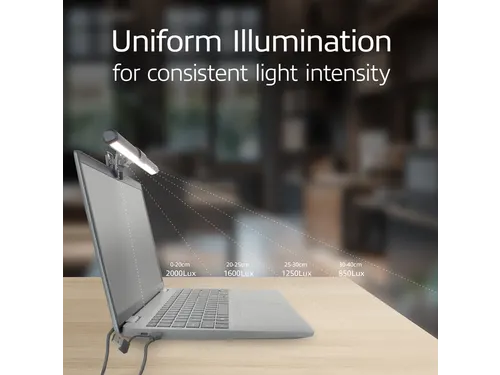 Laptop lamp ACT Clip-on led dimbaar USB
