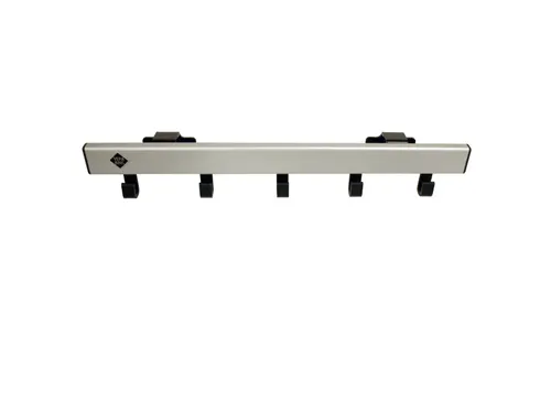 Pro-line Wandgarderobe 5 Haken zwart grijs