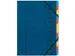 Sorteermap A4 12 vaks blauw karton
