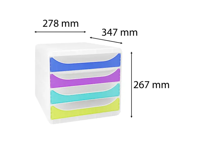 Ladenblok A4+ BIG-BOX Chromaline t ransparant harlekijn