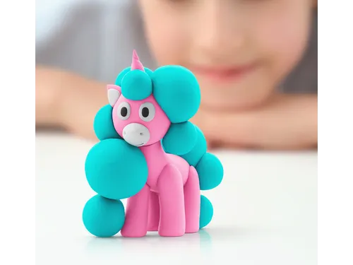 Hey Clay Klei set Rainbow Unicorns Cloudy Eenhoorn 3 delen