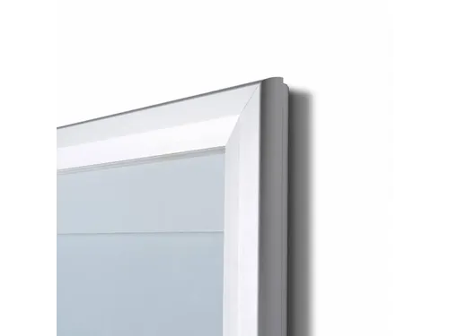 Outdoor mededelingenbord 6x A4 met logopaneel LED verlicht